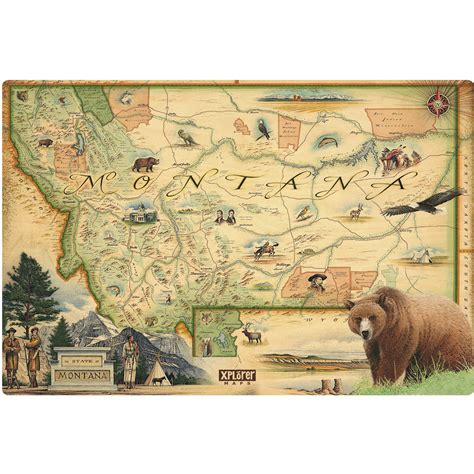 montana sign montana gifts xplorer maps