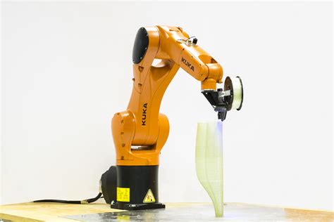 axis robot arm   print fiberglass composites archdaily