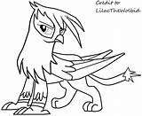 Mlp Base Griffon Coloring Female Pages Template Hippogriff Male Deviantart Designlooter Drawings 55kb Group sketch template