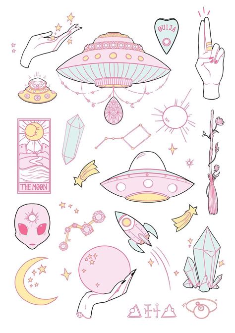 pink sticker cute drawings acrylic painting diy drawings