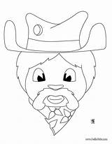 Coloring Pages Cowboy Bucking Rodeo Head Horse Bandit Clown Buffalo Color Print Hellokids Bulls Chicago Getcolorings Library Clipart Popular Printable sketch template