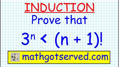 16 Proof Prove Induction 3 N Less Than N 1 Inequality