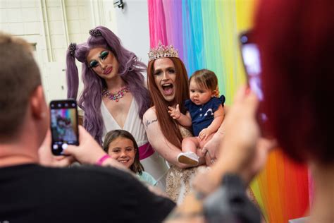 At Drag Queen Story Hour ‘a Difference Between Getting Upset Online