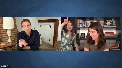 tina fey s daughter penelope calls her a loser as she crashes mom s