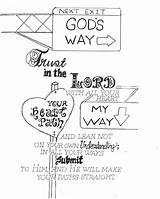 Proverbs Promises sketch template