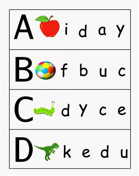 kindergarten worksheets match upper case   case letters