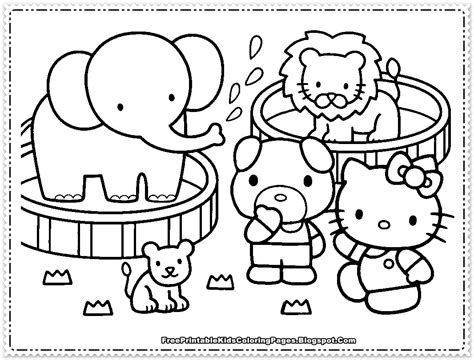 kitty coloring pages  girls  printable kids coloring pages