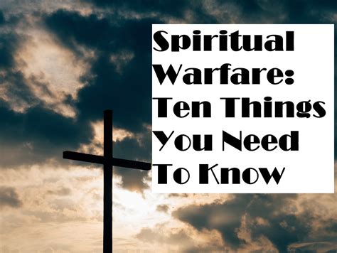 homespun devotions spiritual warfare ten