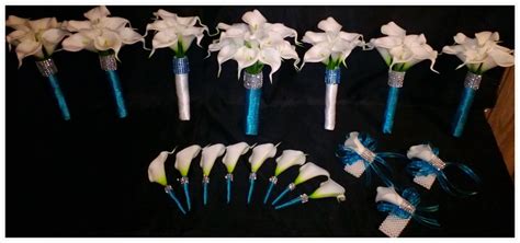 White Real Touch Calla Lily Set White Real Touch Calla