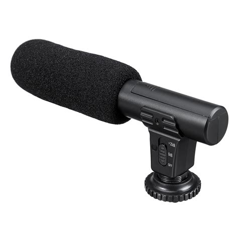mm external stereo microphone mic  canon dslr camera dv camcorder alexnldcom