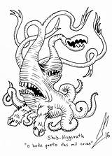 Lovecraft Hp Getdrawings Drawing sketch template
