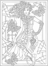 Steampunk Coloring Adult Pages Dover Book Printable Haven Creative Print Choose Board Publications Sheets sketch template