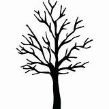 Leafless Outline Baum Silhouetten Clipartmag Scherenschnitt sketch template