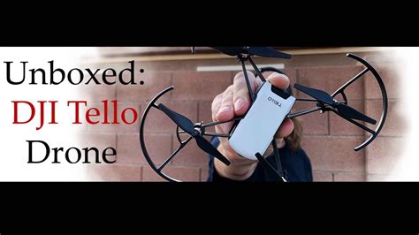 unboxed dji tello drone unboxing  review  sample footage  drone  beginners ryze