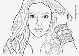 Coloring Pages Shakira Printable People Kids Famous Women Celebrity Books Harmony Fifth Print Celebrities Singers Color Getcolorings Getdrawings Sheets Choose sketch template
