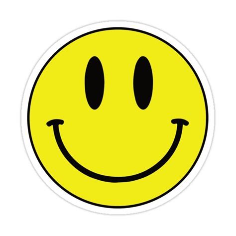 smiley face sticker  sale  riley clarke happy stickers face