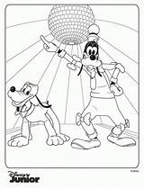 Mickey Clubhouse Pluto Goofy Kleurplaat Clubhuis Kleurplaten Malvorlage Colorirdinokids sketch template