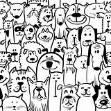 Unity Drawing Dog Doodle Cat Wallpaper Dogs Principle Mural Wall Pets Muralsyourway Coloring Getdrawings sketch template
