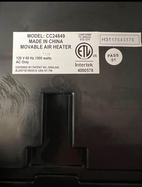 model cc lasko cyclonic ceramic heater  adjustable thermostat cc black  sale