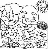 Coloring Dumpty Humpty Pages Flower Garden Getcolorings Getdrawings Printable Color sketch template