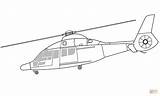 Coloring Helicopter Pages Rescue Guard Coast Ec155 Eurocopter Printable Boat Drawing Print sketch template
