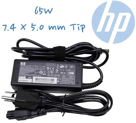 genuine hp  series notebook laptop ac adapter charger power cord  mm  picclick