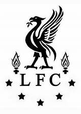 Liverpool Liverbird Badge Lfc Players Stadium Liver Ynwa sketch template