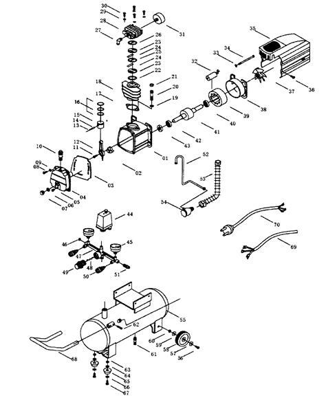 Kingcraft Air Compressor Parts Model Gc4016a Sears Partsdirect