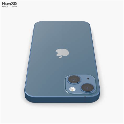 apple iphone  blue  model electronics  humd