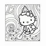 Kitty Hello Coloring Pages Color Kids Colouring Coloriage Drawing Imprimer Book Kittie Print Mandala Adult Children Et Incredible Cartoon Printable sketch template