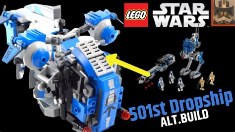 Lego 501st Battle Pack Alternate Build 501st Dropship Youtube