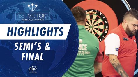 semi finals  final highlights  betvictor world cup  darts youtube