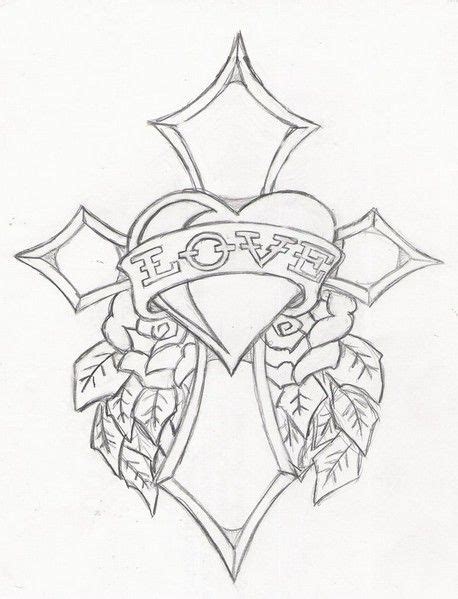 image result  cross drawings cross drawing love coloring pages