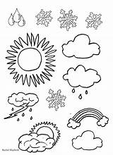 Weather Coloring Pages Clipart Printable Climate Kids Template Colouring Pdf Preschool Sheets Printables Zones Choose Board Crafts sketch template