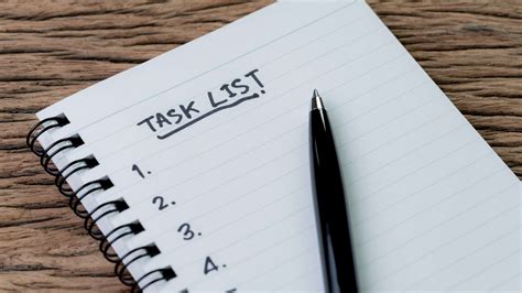 downloadable task list template  tips  manage  tasks