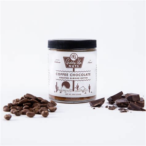 Coffee Chocolate Almond Butter — Giddy Up Nuts