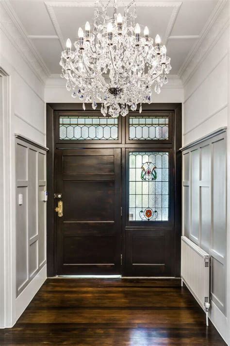 elegant foyers  spectacular chandeliers images