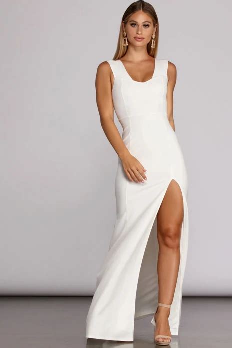 womens white dresses windsor store everyday dresses dresses long white dress