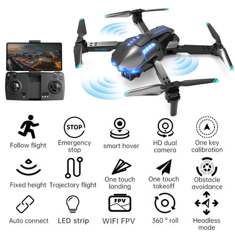 pro drone  hd camera  sided obstacle avoidance air pressure fixed height professional