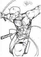 Daredevil Coloring Pages Printable Man Fan Color Getcolorings Print Library Popular sketch template