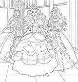 Principesse Colorare Disegni Colorar Antistress sketch template