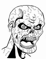 Coloring Scary Pages Mummy Monster Creepy Adults Horror Ancient Dad Printable Print Mom Color Drawing Kids Getcolorings Face Getdrawings Sheet sketch template
