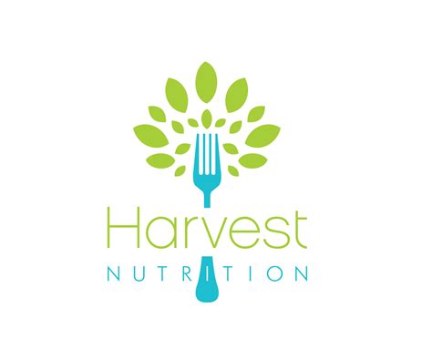 professional nutrition logo designs  harvest nutrition