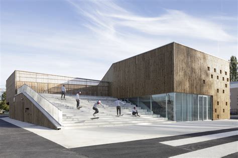 centro cultural en nevers ateliers   architectes archdaily mexico