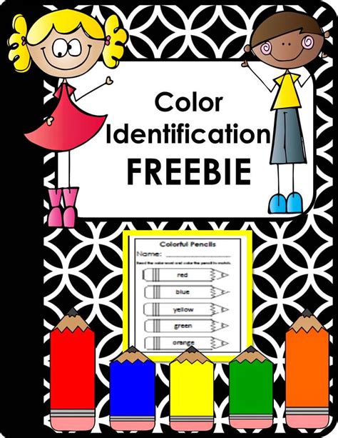 chalk color identification activity freebie