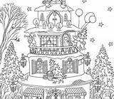 Coloring Pages House Big Printable Getcolorings Color sketch template