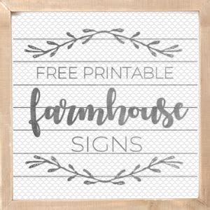 wooden frame   words  printable farmhouse signs