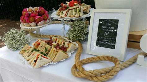 lovely table  finger food  guests   ceremony photo