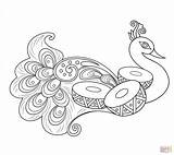 Peacock Rangoli Coloring Pages Drawing Printable Outline Easy Feathers Draw Drawings Sketch Patterns Step Color Paintingvalley Print Template Outlines Animals sketch template