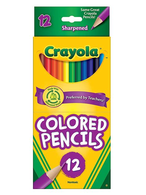 crayola colored pencils box   pack   walmartcom walmartcom